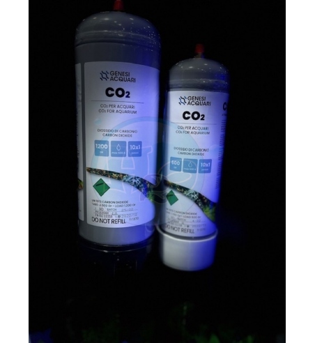 Askoll Bombola CO2 Anidride Carbonica 600 g usa e getta per acquari