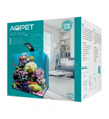 AQPET Kubic Reef Box 40 Acquario Completo Acqua marina