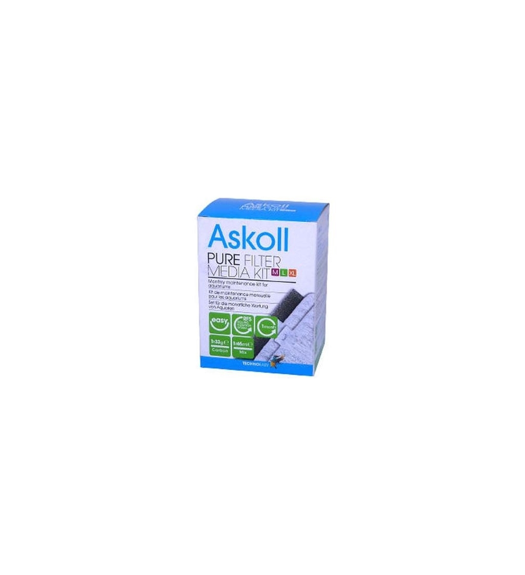 Mousse filtration Askoll Pure in S media kit Askoll